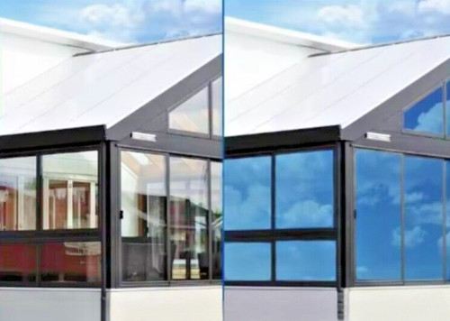 One way privacy window - one,
