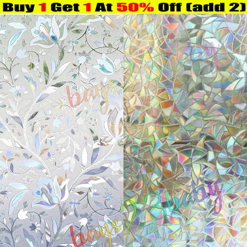 Rainbow frosted window film - frosted,
