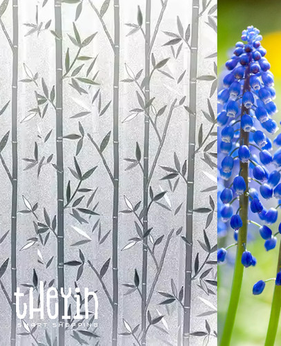 Bamboo frosted privacy - bamboo,