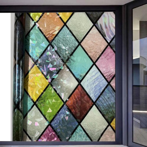 Static cling window film - static,