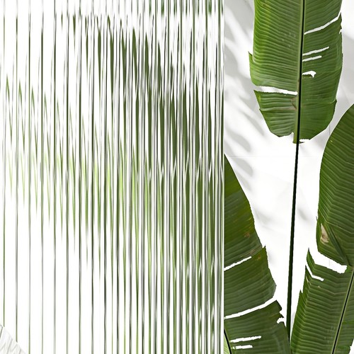 Reeded glass film flutted - reeded,